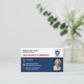 Insurance Agent / Company Visitenkarte (Stehend Vorderseite)