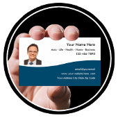 Insurance Agent Foto Business Cards Visitenkarte