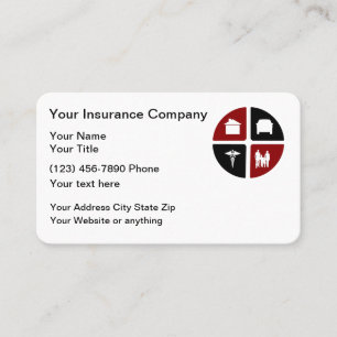 Insurance Agent Multi Line Business Cards Visitenkarte