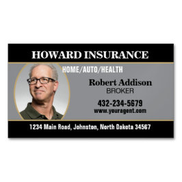 Insurance Agent or Any Company Magnetische Visitenkarte