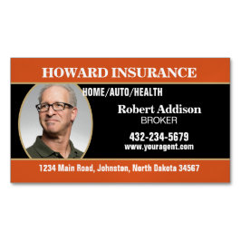 Insurance Agent or Any Company Magnetische Visitenkarte