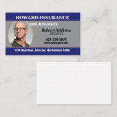 Insurance Agent or Any Company Visitenkarte (Vorne/Hinten)