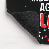 Insurance Agent Santa Claus Christmas Matching Cos Mousepad (Ecke)