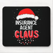Insurance Agent Santa Claus Christmas Matching Cos Mousepad (Vorne)