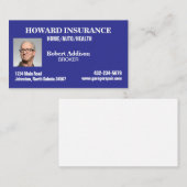 Insurance Agent Visitenkarte (Vorne/Hinten)