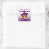 Insurance Chick #9 Quadratischer Aufkleber (Tasche)