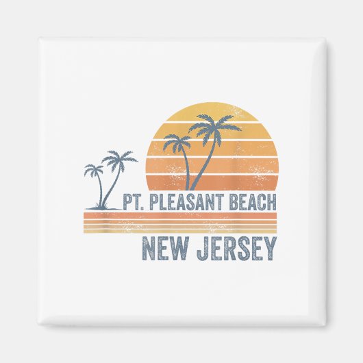 Int Pleasant Beach New Jersey Nj Boy Girl Men Wome Magnet (Vorne)