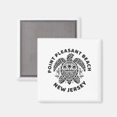 Int Pleasant Beach New Jersey Nj Boy Girl Men Wome Magnet (Vorderseite/Rückseite)