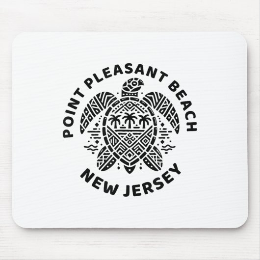 Int Pleasant Beach New Jersey Nj Boy Girl Men Wome Mousepad (Vorne)