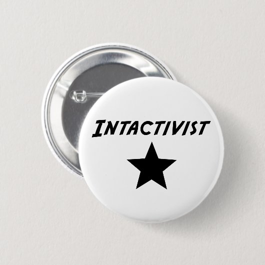 Intactivist Button (Vorne & Hinten)