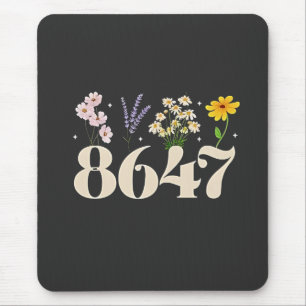 intage 8647, Anti Trump, Feministin der Blumenwelt Mousepad