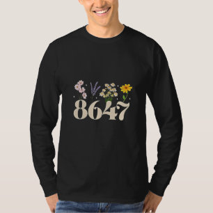 intage 8647, Anti Trump, Feministin der Blumenwelt T-Shirt