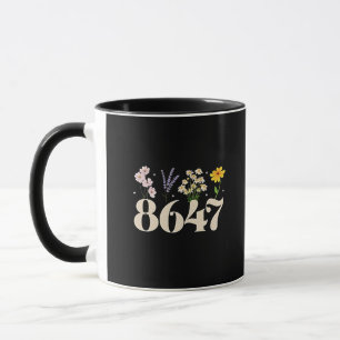 intage 8647, Anti Trump, Feministin der Blumenwelt Tasse