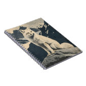 Intage Illustration of the Arctic Fox Notizblock (Rechte Seite)