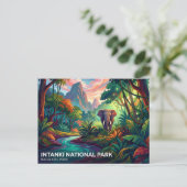 Intanki-Nationalpark Indien Postkarte (Stehend Vorderseite)