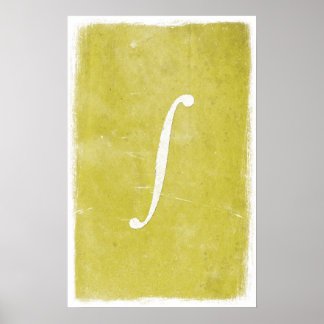 Integral Art - Math Posters Poster