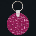 Integral Math Red - Integral Matemáticas Roja Schlüsselanhänger<br><div class="desc">Integral Math Red - Integral Matemáticas Roja</div>