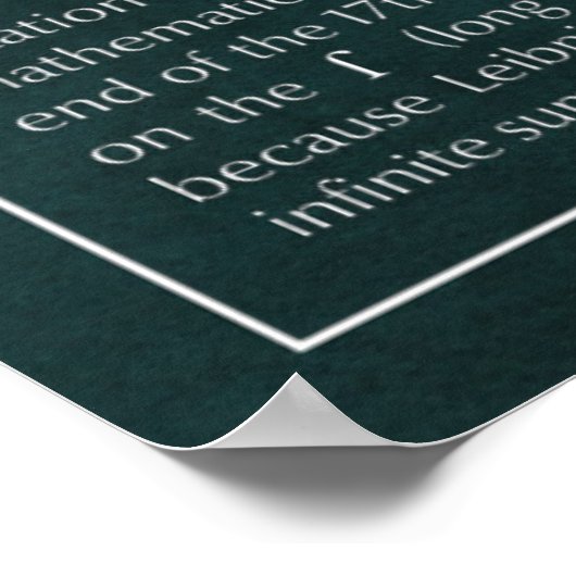 integral poster (Ecke)