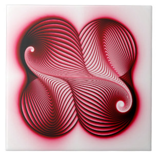 Integrale rote Form Fliese