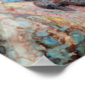 "Integration in Weißdruck Poster (Ecke)