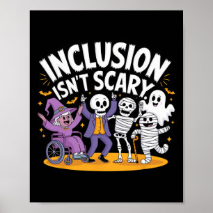 Integration ist nicht Beängstigend Lehrer Skeletto Poster