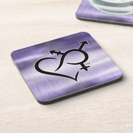 Integration und Liebe Getränkeuntersetzer (Linke Seite)