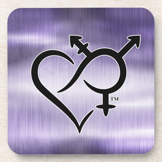 Integration und Liebe Getränkeuntersetzer (Vorderseite)