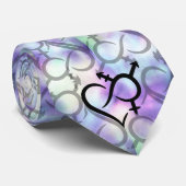 Integration und Liebe Krawatte (Gerollt)