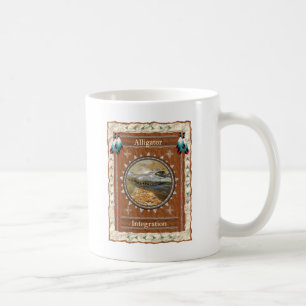 Integration von Alligatoren - klassische Tasse des