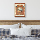 Integration von Alligatoren - überzogene Canvas Leinwanddruck (Insitu (Schlafzimmer))