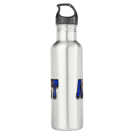 Integration von DTW-Architekturen Edelstahlflasche (Rückseite)