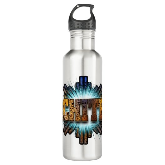 Integration von DTW-Architekturen Edelstahlflasche (Vorderseite)