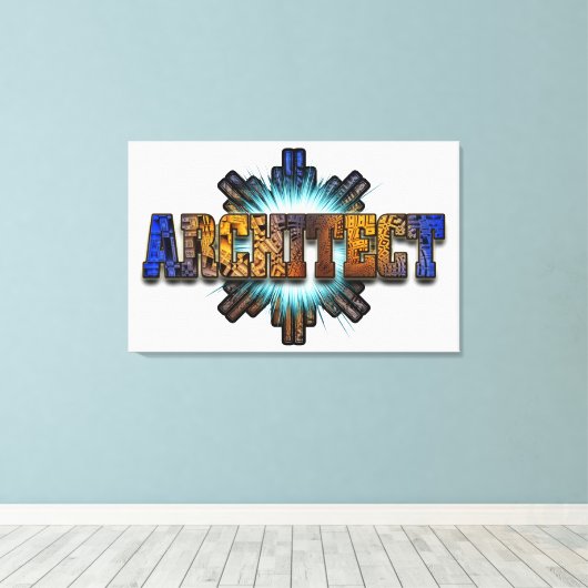 Integration von DTW-Architekturen Leinwanddruck (Insitu (Holzboden))