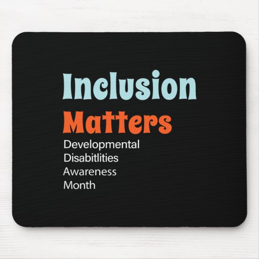 Integrationsfragen Entwicklungs-behinderungs-Softw Mousepad (Vorne)