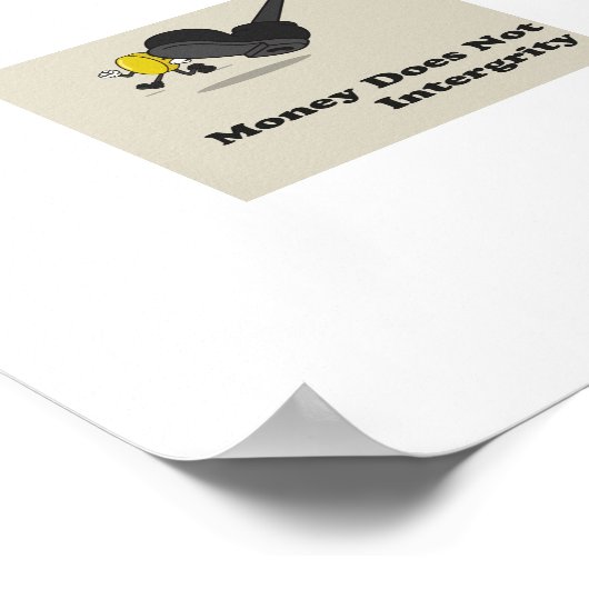 Integrationsfragen (Matte) Poster (Ecke)