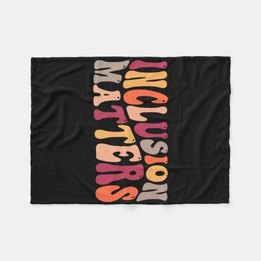 Integrationsprobleme Besondere Bildung Autismus Aw Fleecedecke (Vorderseite (Horizontal))