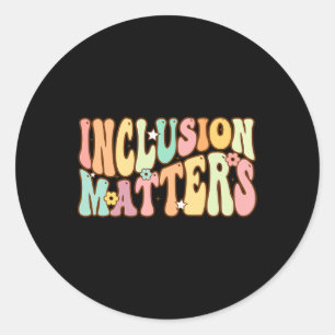 Integrationsprobleme Besondere Bildung Autismus Aw Runder Aufkleber