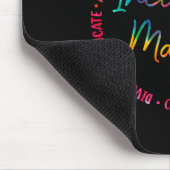 Integrationsprobleme Gefärbte Krawatte Autismus Se Mousepad (Ecke)