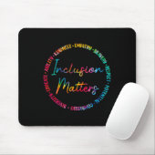 Integrationsprobleme Gefärbte Krawatte Autismus Se Mousepad (Mit Mouse)