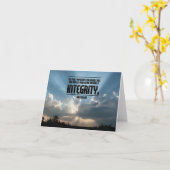 Integrative Inspiration - Grußkarte Karte (Gelbe Blume)