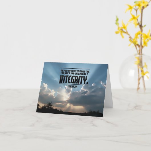 Integrative Inspiration - Grußkarte Karte (Gelbe Blume)