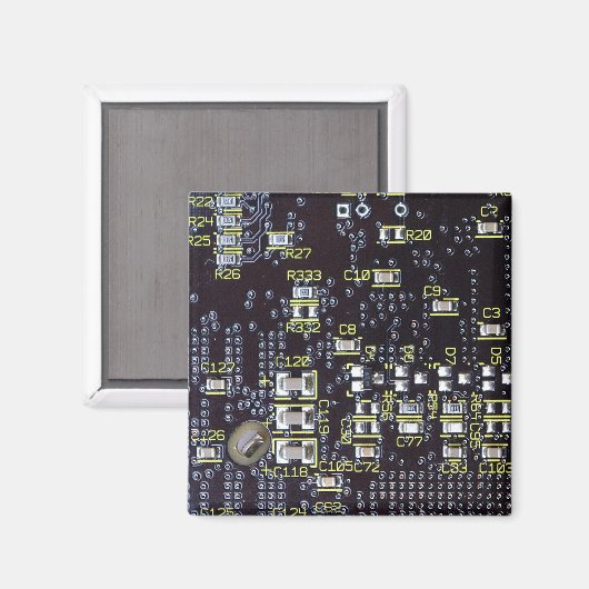 Integrierte Leiterplatte auf einem Bildschirm Magnet (Vorderseite/Rückseite)