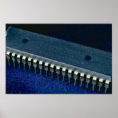Integrierte Schaltung (Mikroprozessor) Poster (Vorne)