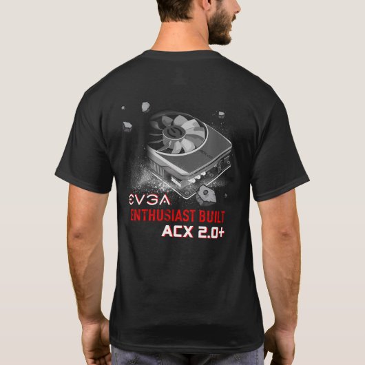 Integrierter ACX 2.0+-T - Shirt für EVGA-Enthusias (Rückseite)