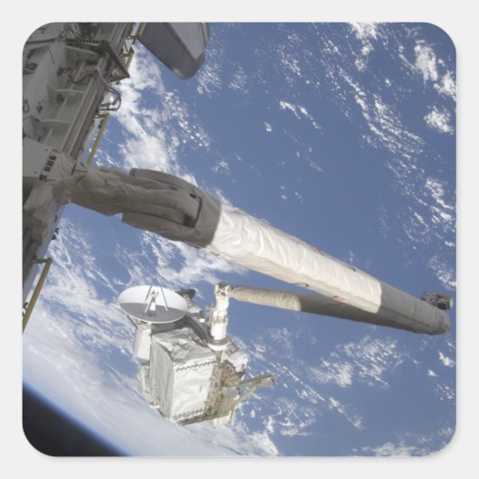 Integrierter Frachtführer Quadratischer Aufkleber (Vorderseite)