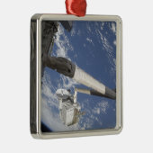 Integrierter Frachtführer Silbernes Ornament (Rechts)