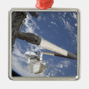 Integrierter Frachtführer Silbernes Ornament