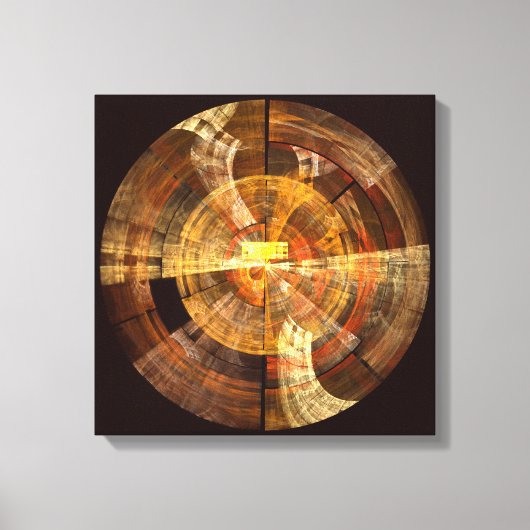 Integrität Abstrakt Art Quad Canvas Print Leinwanddruck (Vorderseite)