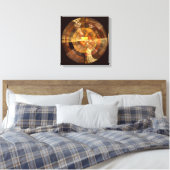 Integrität Abstrakt Art Quad Canvas Print Leinwanddruck (Insitu (Schlafzimmer))