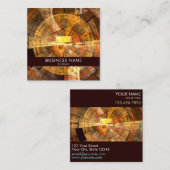 Integrität Abstrakte Kunst Beruflich Quadratische Visitenkarte (Vorne/Hinten)